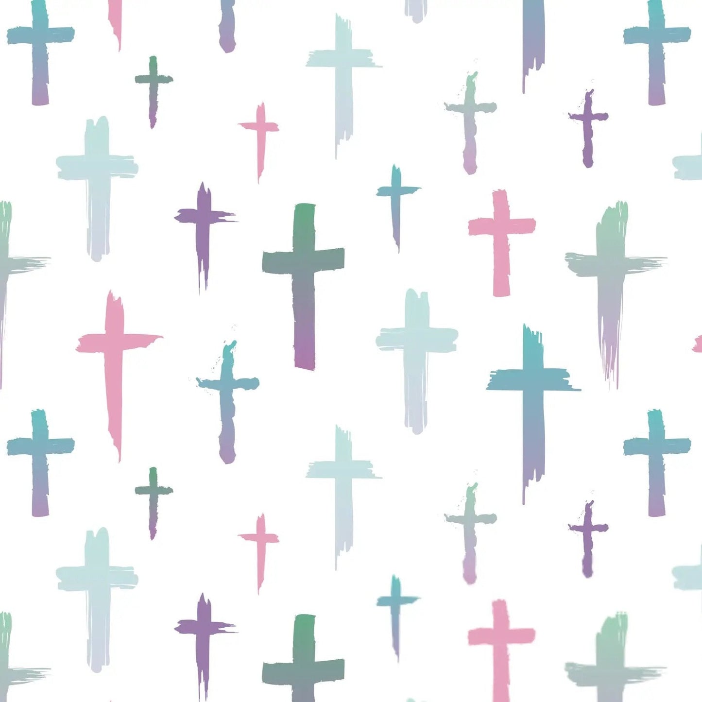 Pastel Brushed Cross Paper